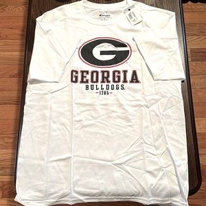 White GA Bulldogs t shirt. Never worn.